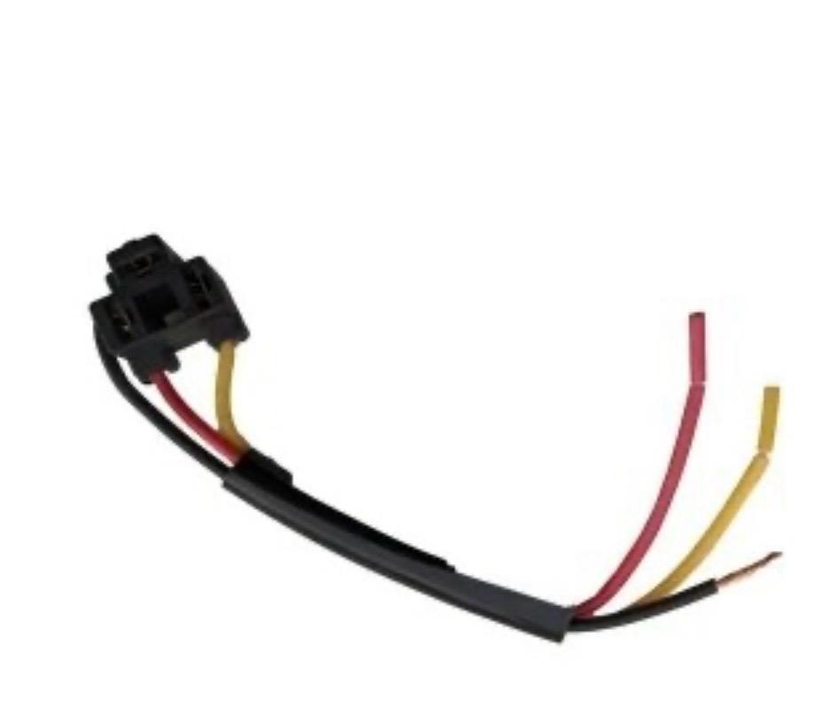 سوکت لامپ چراغ جلو سه فیش سرامیکی درجه یک