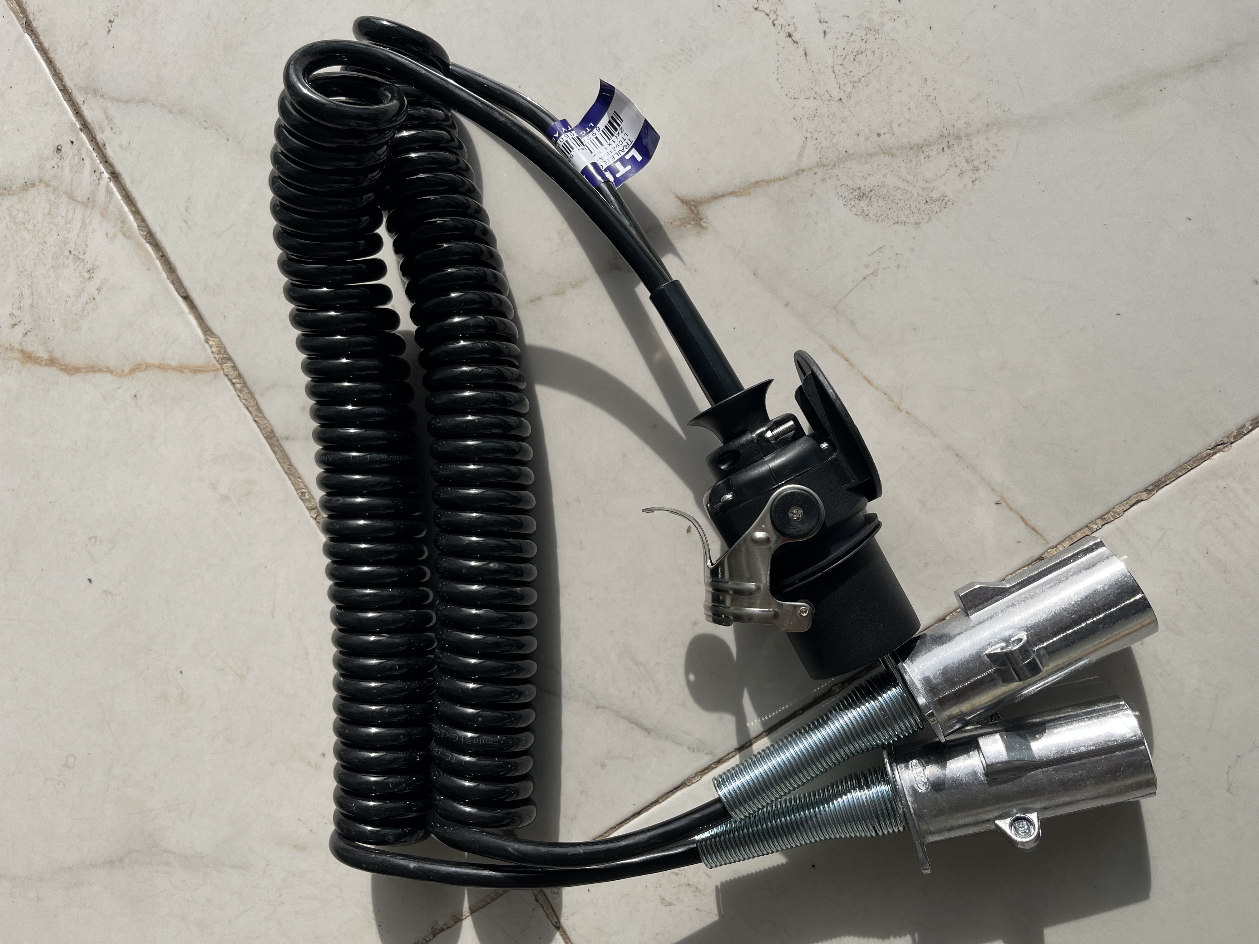 کابل برق تریلی دوقلو سر آهنی برند LTC