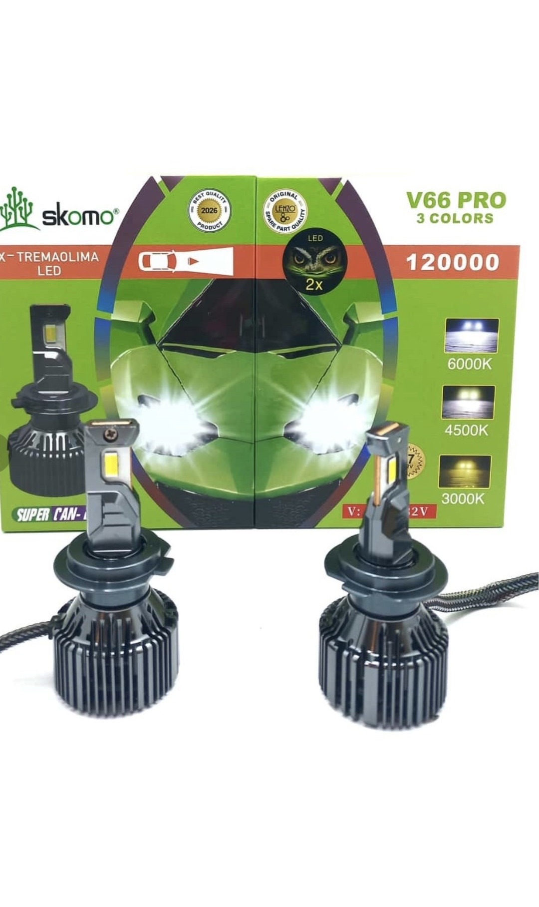 هدلایت H4-v66 pro لنزو